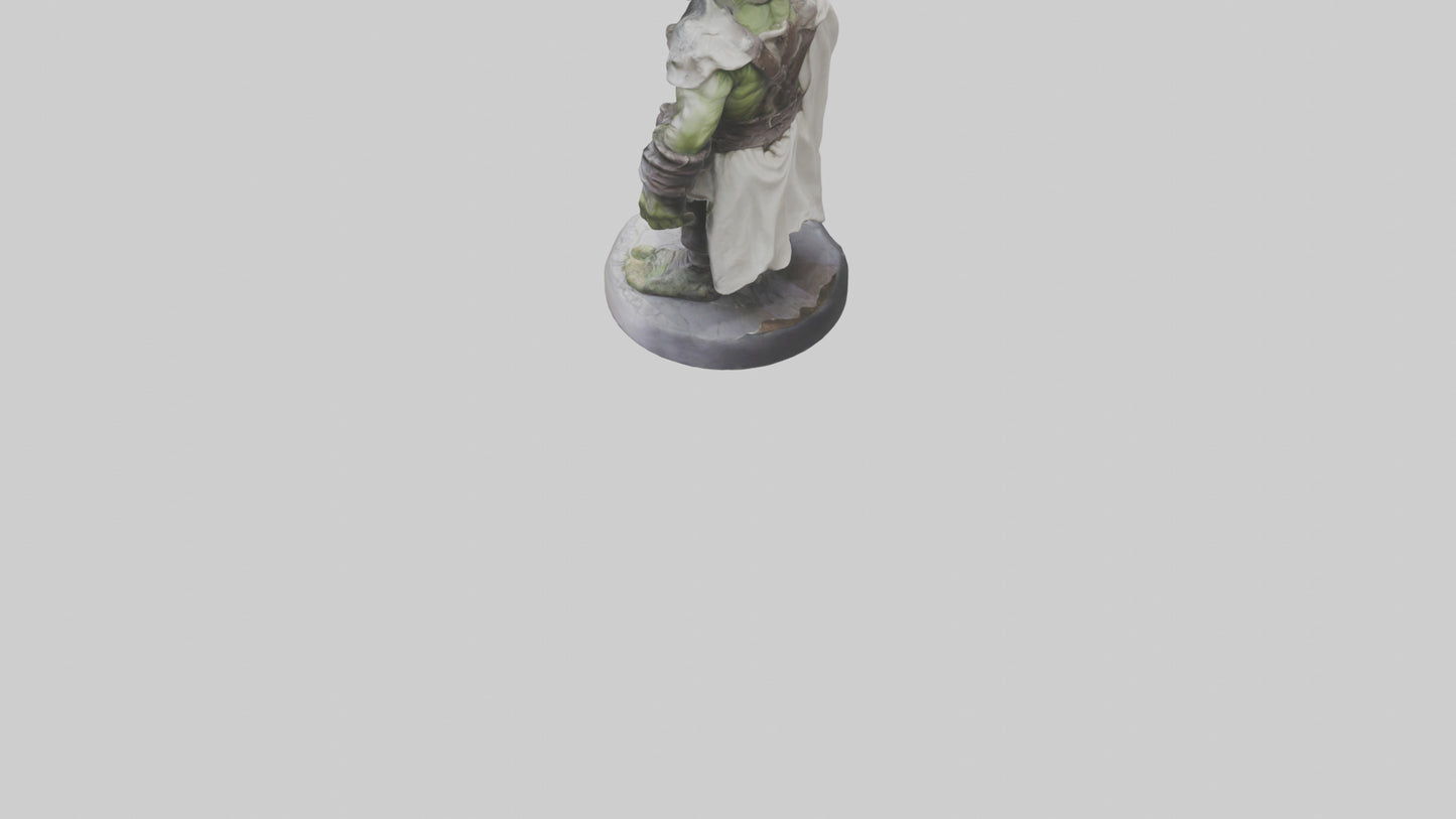 3D model Goblin King statue model VR / AR / low-poly