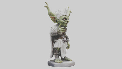 3D model Goblin King statue model VR / AR / low-poly