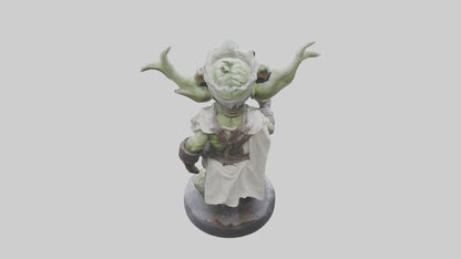 3D model Goblin King statue model VR / AR / low-poly