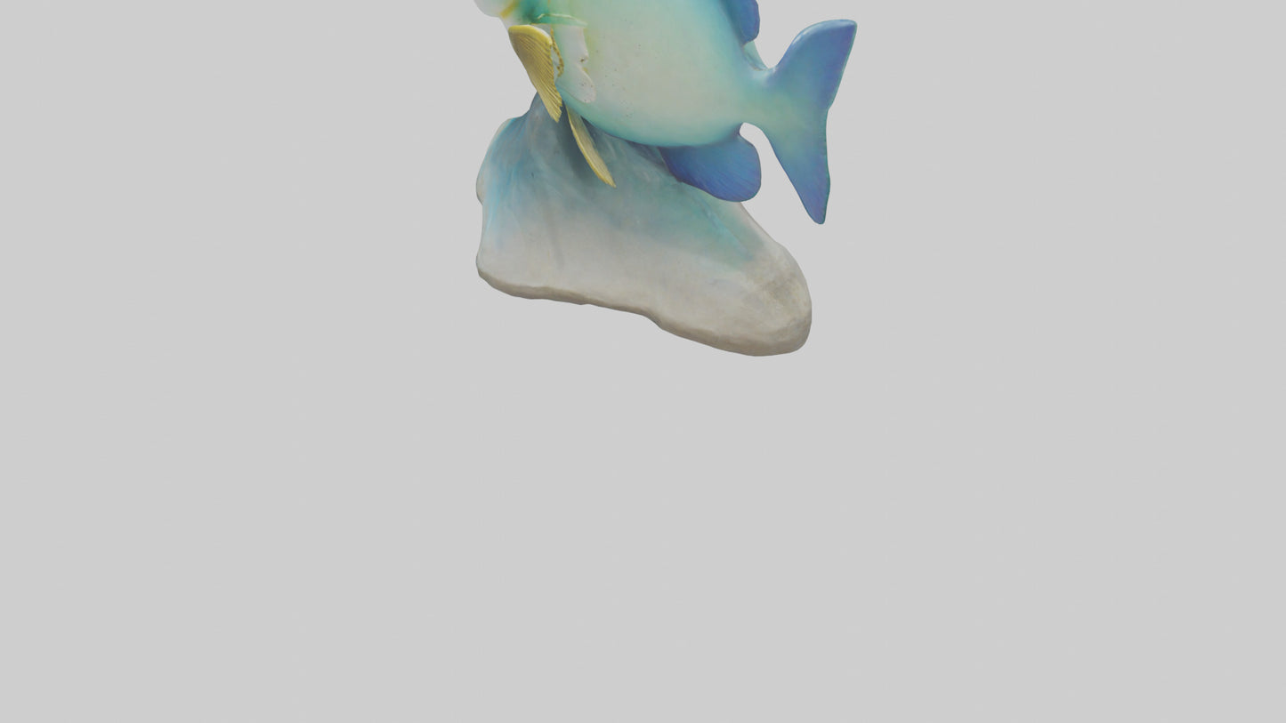 3D model Goby Fish statue model VR / AR / low-poly