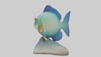 3D model Goby Fish statue model VR / AR / low-poly