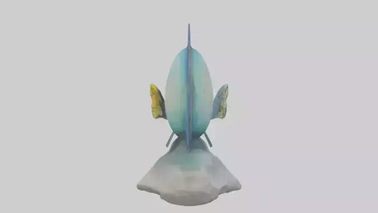 3D model Goby Fish statue model VR / AR / low-poly