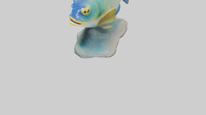 3D model Goby Fish statue model VR / AR / low-poly