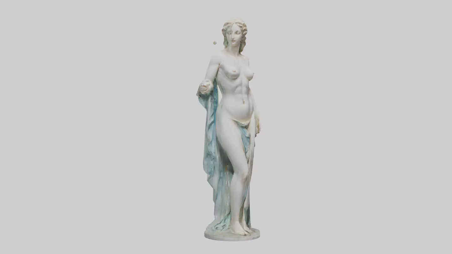 Goddess Venus statue model VR / AR / low-poly