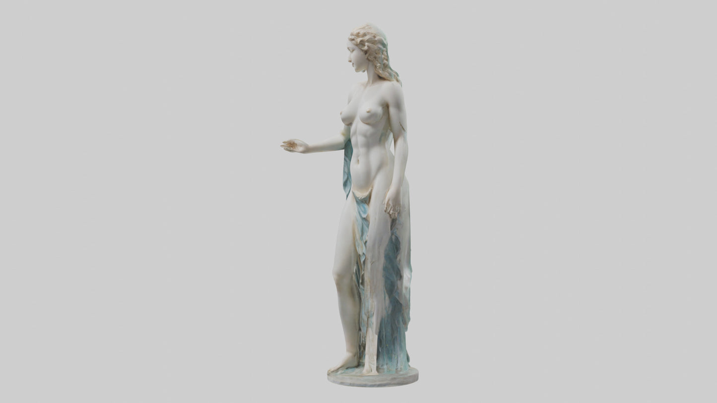 Goddess Venus statue model VR / AR / low-poly