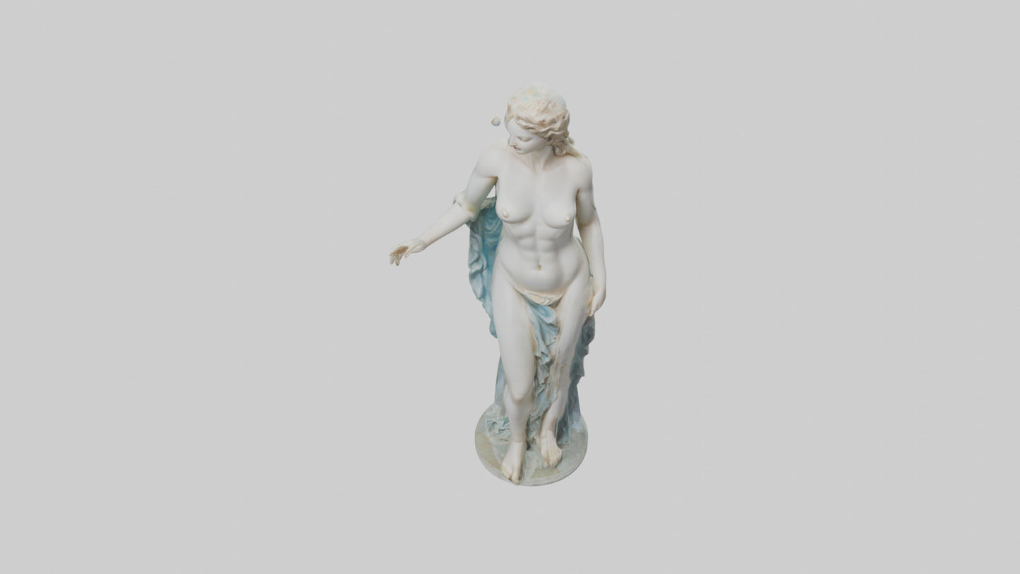 Goddess Venus statue model VR / AR / low-poly