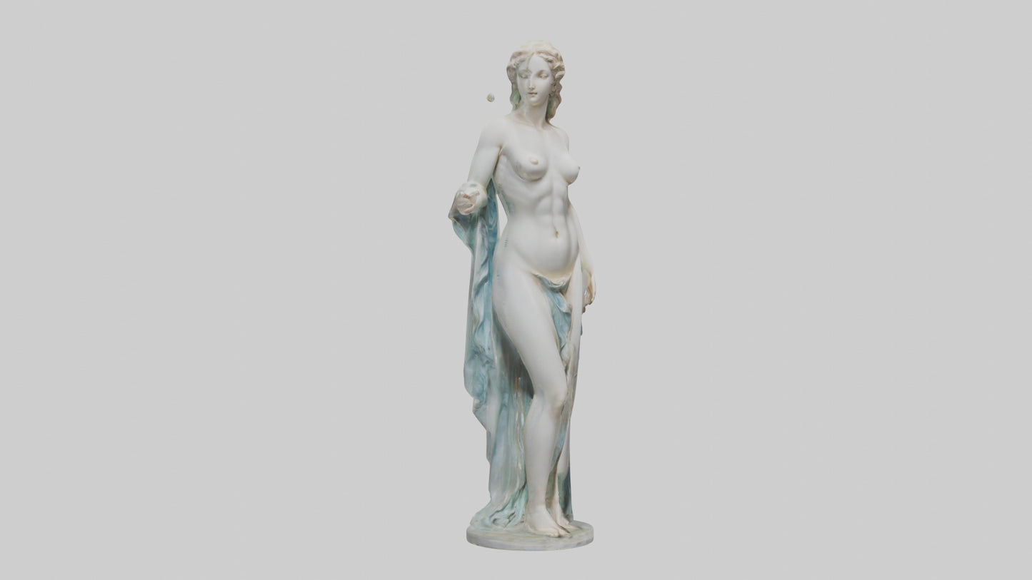 Goddess Venus statue model VR / AR / low-poly