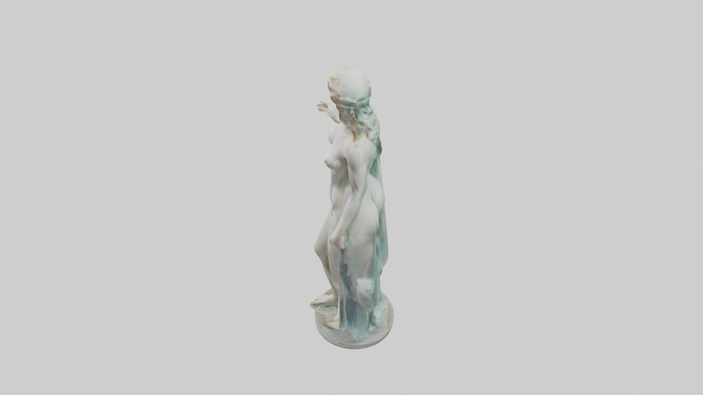Goddess Venus statue model VR / AR / low-poly
