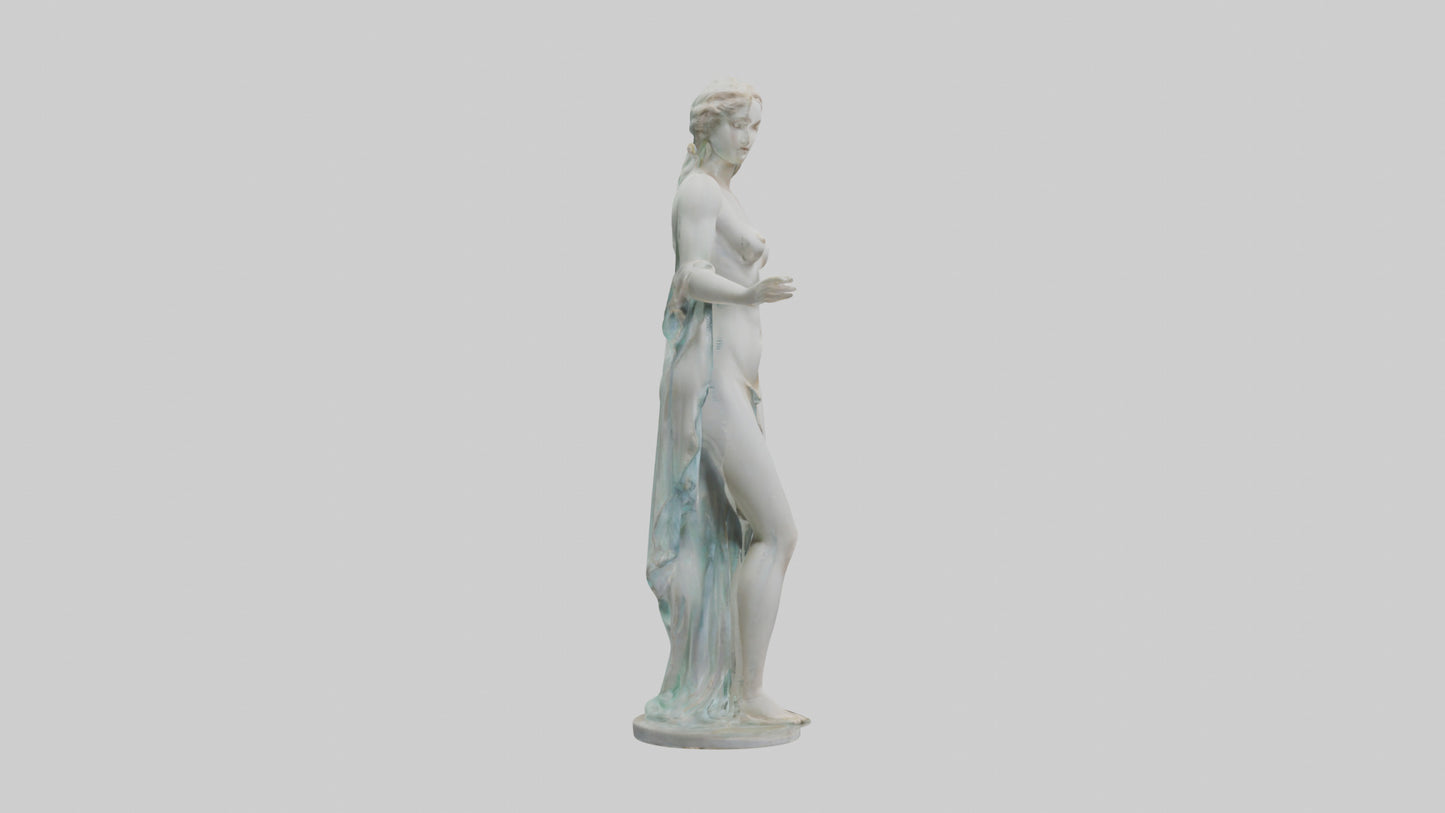 Goddess Venus statue model VR / AR / low-poly