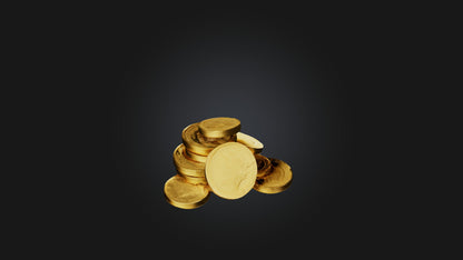 3D model Gold Coins VR / AR / low-poly