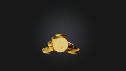 3D model Gold Coins VR / AR / low-poly