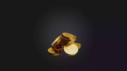 3D model Gold Coins VR / AR / low-poly