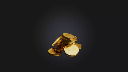 3D model Gold Coins VR / AR / low-poly