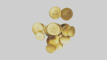 3D model Gold Coins model VR / AR / low-poly