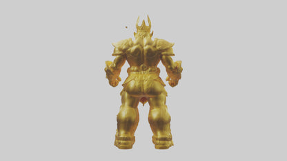 Gold Giant model VR / AR / low-poly