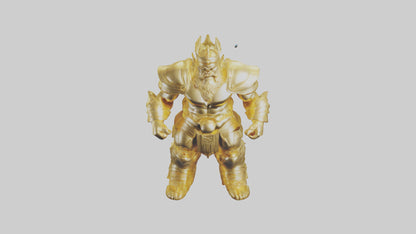 Gold Giant model VR / AR / low-poly