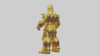 Gold Giant model VR / AR / low-poly