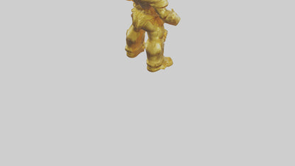 Gold Giant model VR / AR / low-poly