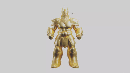 Gold Giant model VR / AR / low-poly