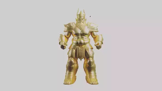 Gold Giant model VR / AR / low-poly