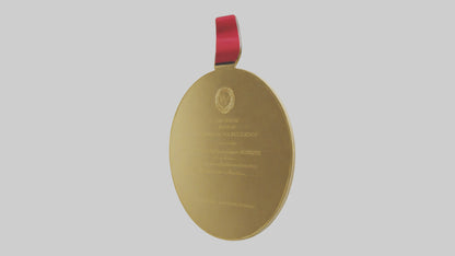 3D model Gold Medal for Excellence model VR / AR / low-poly