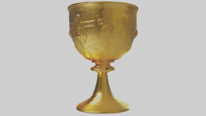 3D model Golden Chalice model VR / AR / low-poly