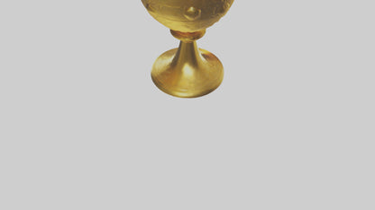 3D model Golden Chalice model VR / AR / low-poly