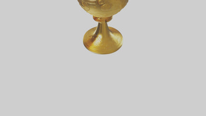 3D model Golden Chalice model VR / AR / low-poly