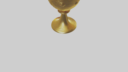 3D model Golden Chalice model VR / AR / low-poly
