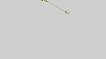 3D model Golden Mace model VR / AR / low-poly