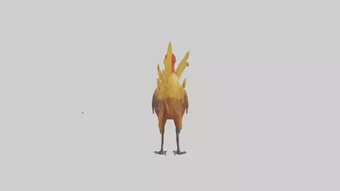 3D model Golden Pheasant displaying model VR / AR / low-poly