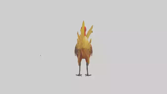 3D model Golden Pheasant displaying model VR / AR / low-poly