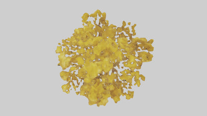 3D model Golden Rain tree model VR / AR / low-poly