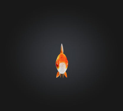 3D model Goldfish VR / AR / low-poly