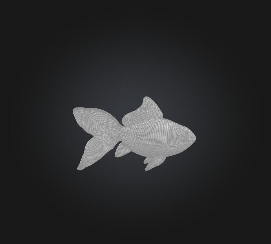 3D model Goldfish VR / AR / low-poly