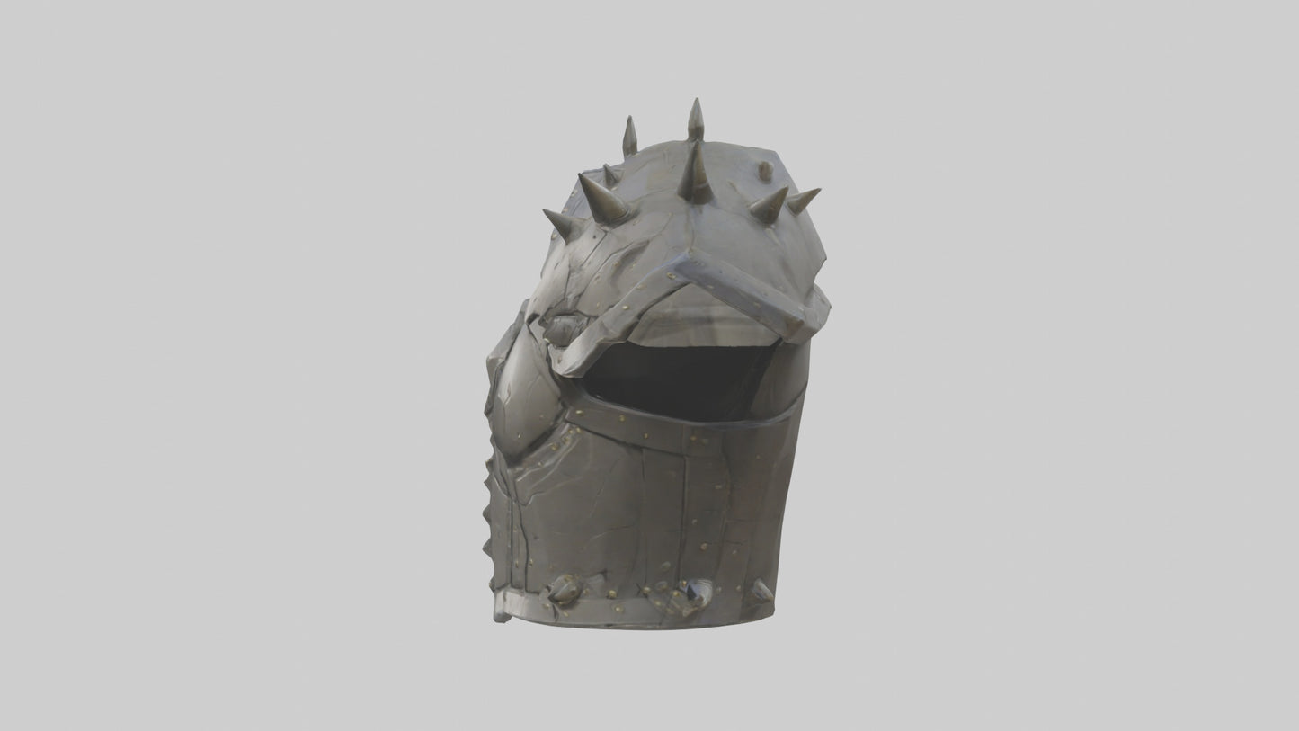 3D model Golem Chestplate model VR / AR / low-poly