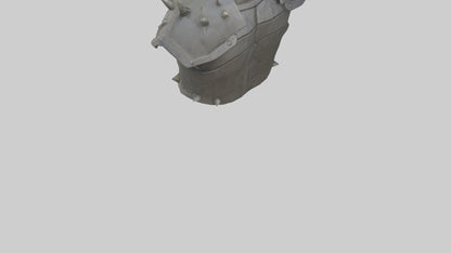 3D model Golem Chestplate model VR / AR / low-poly