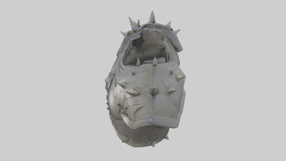 3D model Golem Chestplate model VR / AR / low-poly