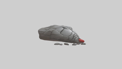 3D model Golems Heart model VR / AR / low-poly