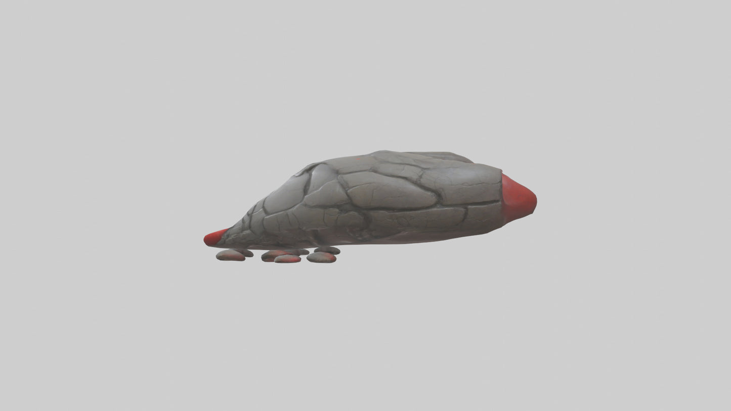 3D model Golems Heart model VR / AR / low-poly