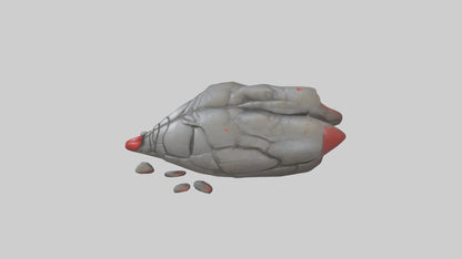 3D model Golems Heart model VR / AR / low-poly