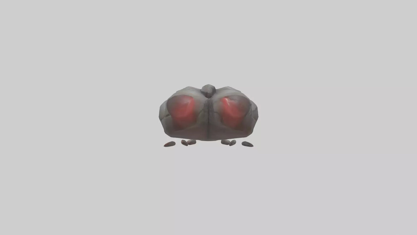 3D model Golems Heart model VR / AR / low-poly
