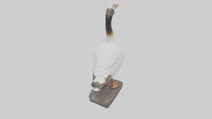 Goose statue model VR / AR / low-poly