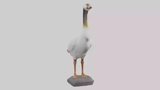 Goose statue model VR / AR / low-poly