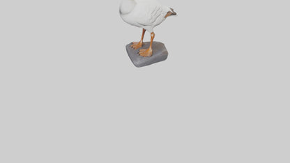 Goose statue model VR / AR / low-poly