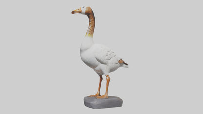 Goose statue model VR / AR / low-poly