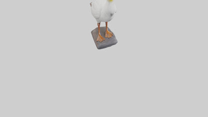 Goose statue model VR / AR / low-poly