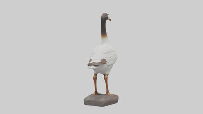 Goose statue model VR / AR / low-poly