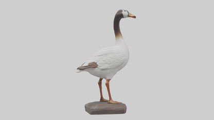 Goose statue model VR / AR / low-poly