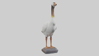 Goose statue model VR / AR / low-poly